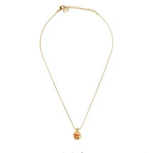 Christian Dior Enamel Bottle Cap Pendant Necklace